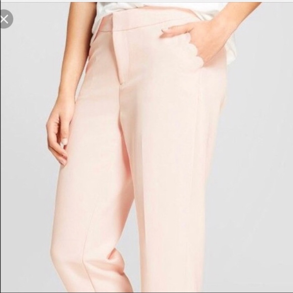 Pink A New Day Scallop Pocket Pants